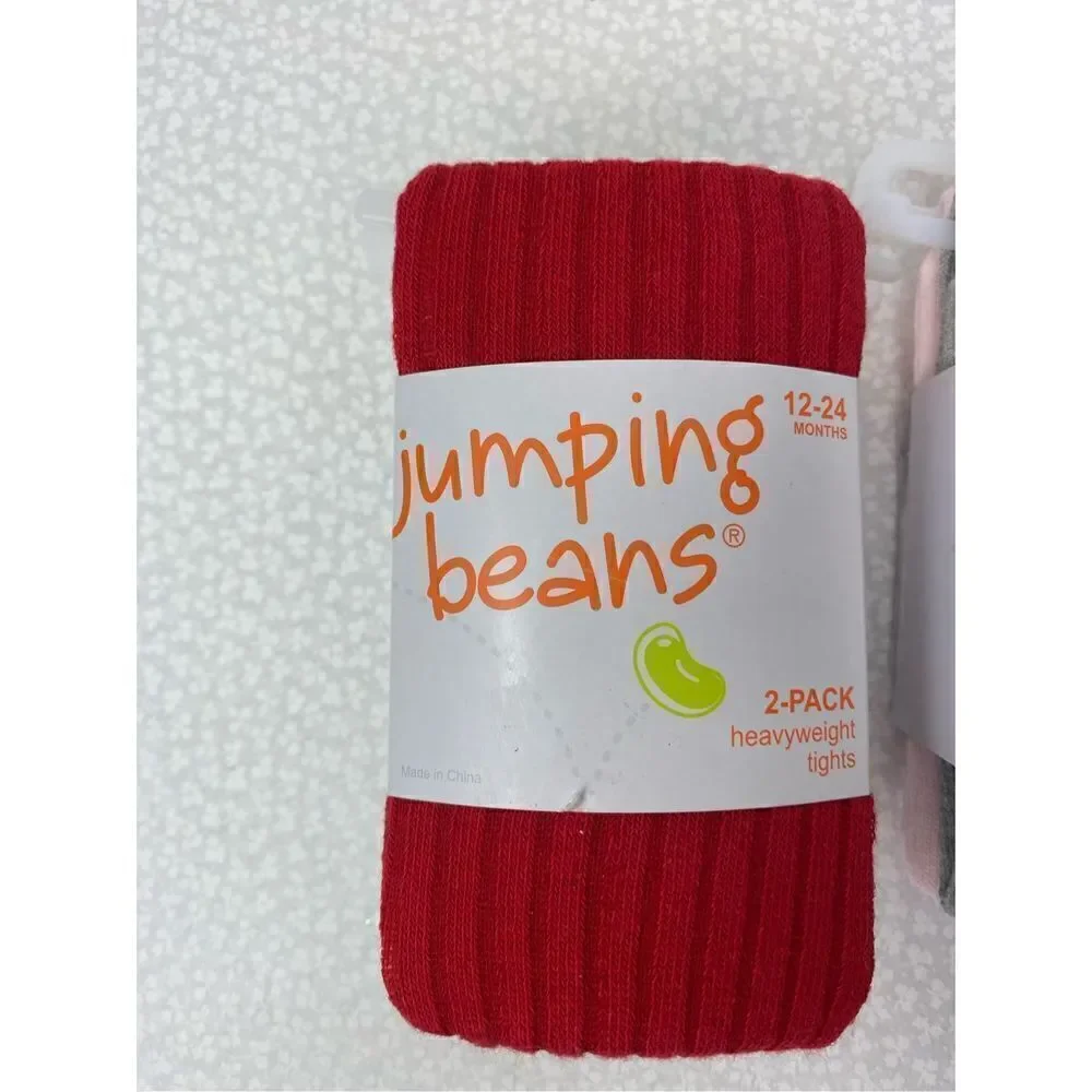 Jumping Beans®Girls 12-24Months Two 2- Pack Warmwear Tights